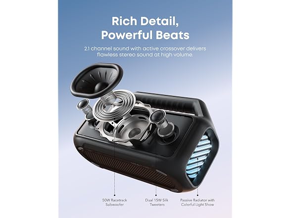 (NEW) Anker soundcore Boom 2 IPX7 Waterproof Bluetooth Speaker