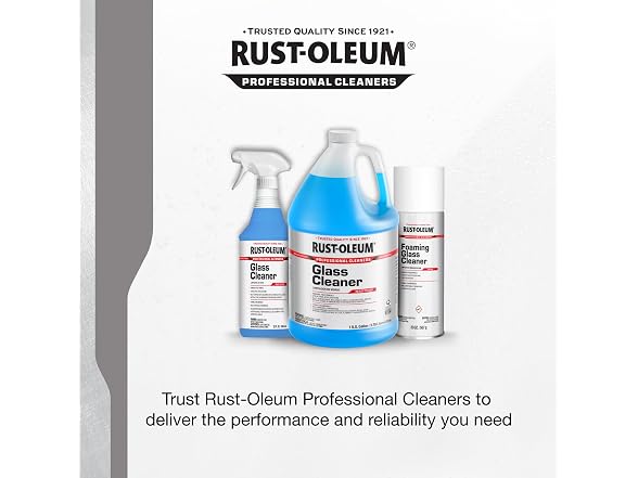 Rust Oleum Foaming Glass Cleaner 20 oz