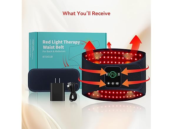 EVATEALE Red Light Therapy Belt for Body