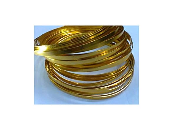 Oasis Gold Flat Wire 3/16 X 32ft Long
