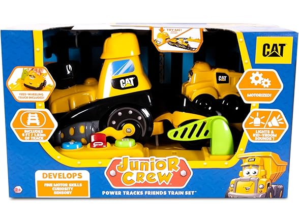 CAT Construction Toys, Power Track Friends Train Set