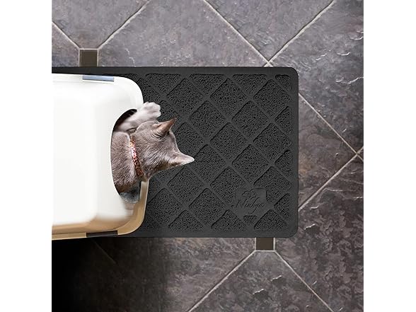 Niubya Premium Cat Litter Mat, Litter Box Mat