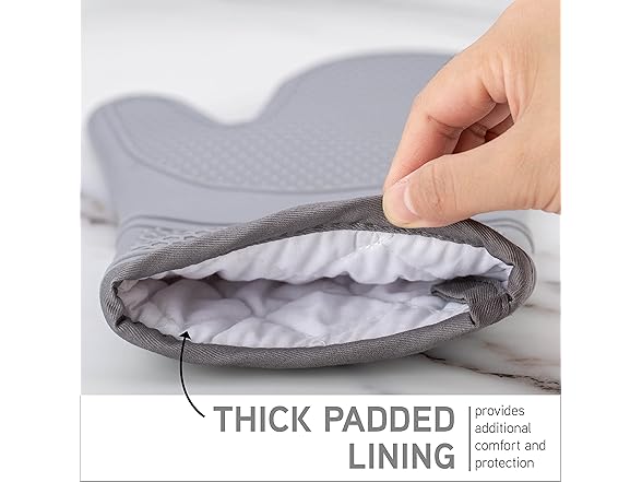 COOK WITH COLOR Silicone Oven Mitts