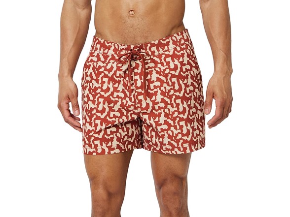 Brick Red Oatmeal Geo