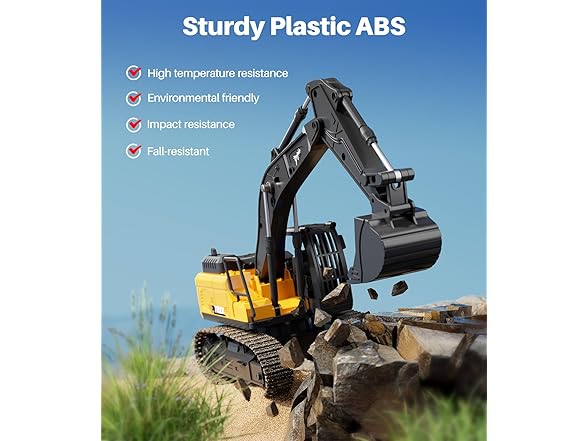Geyiie Remote Control Digger Toy
