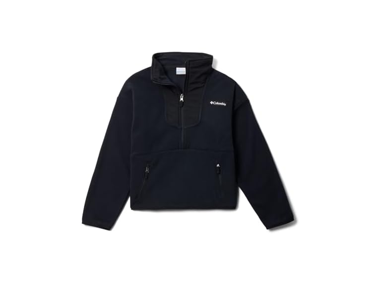 Columbia Youth Unisex Sequoia Grove Full Zip Fleece, Black, Medium