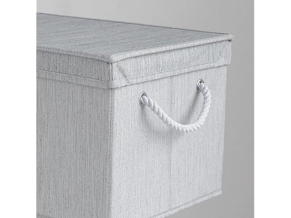 JS HOME 2 Pack Large Storage Baskets for Shelves