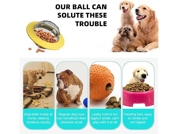 UOATEPC Puzzle Toys for Middle-Size Dogs
