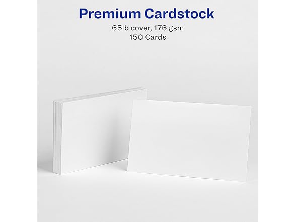 Printable Index Cards with Sure Feed