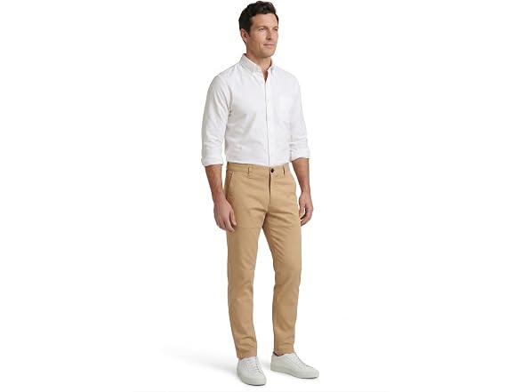 Plaid&Plain Men (31W x 28L) Slim Pants Men's Pants