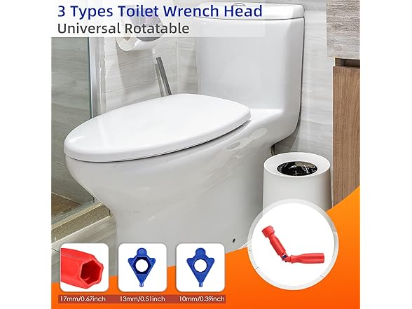 LONMATO AAP-Tool-332 (2 Pack) Toilet Seat Fitting T