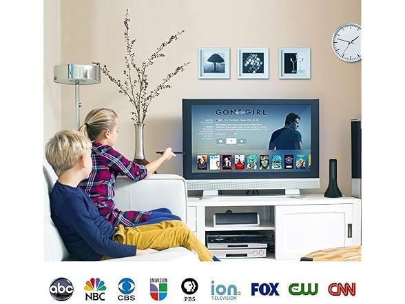 Amplified HDTV Antenna 300 Miles 4K