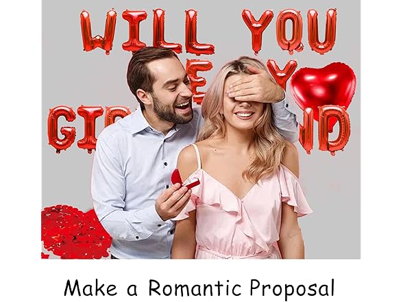 Will You Be My Girlfriend Balloons 