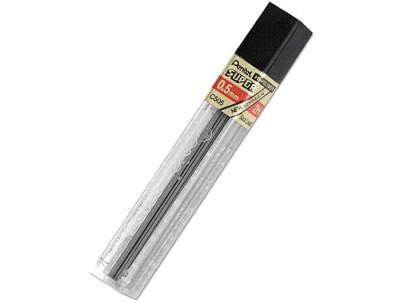 Pentel Thin Leads Tube Of 12 0.5Mm 2H