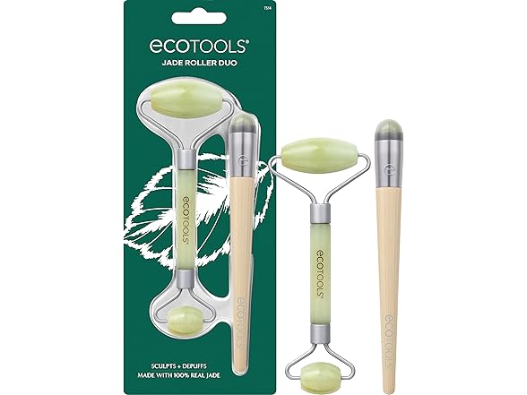EcoTools Jade Facial Roller and Eye Roller Duo