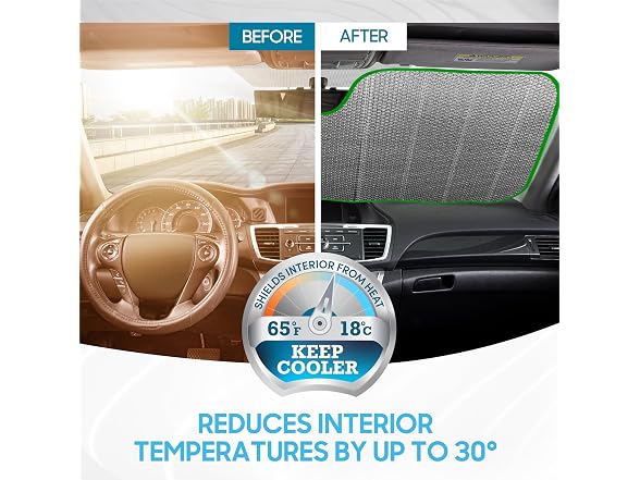BDK Tropical Leaves Auto Windshield Sun