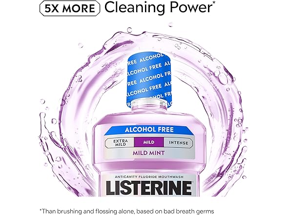 Listerine Total Care Alcohol-Free Mouthwash 1L