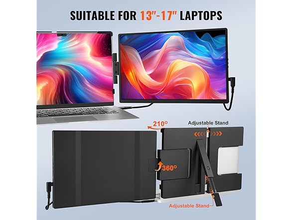 VEVOR Portable Laptop Screen Extender