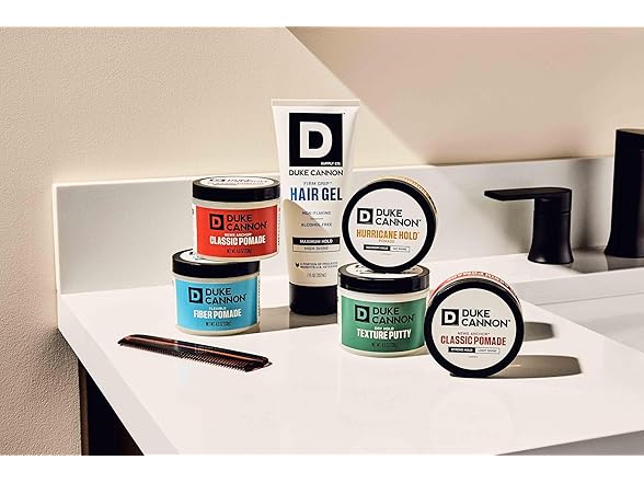 Duke Cannon Firm Grip Hair Gel, 7 oz