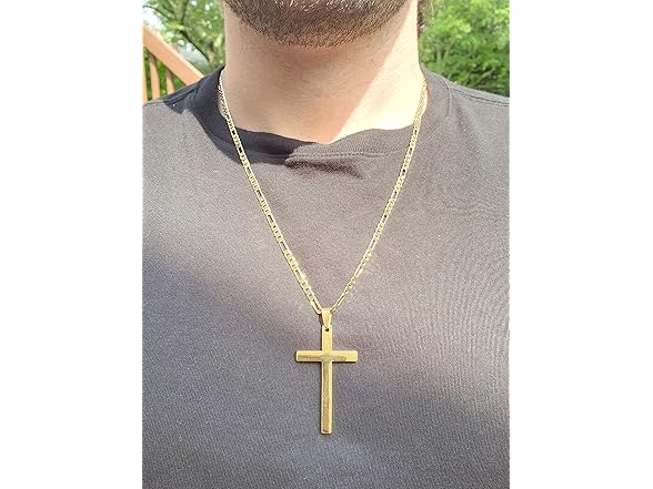 Angelus de Leon 14K Gold Figaro Chain 20in