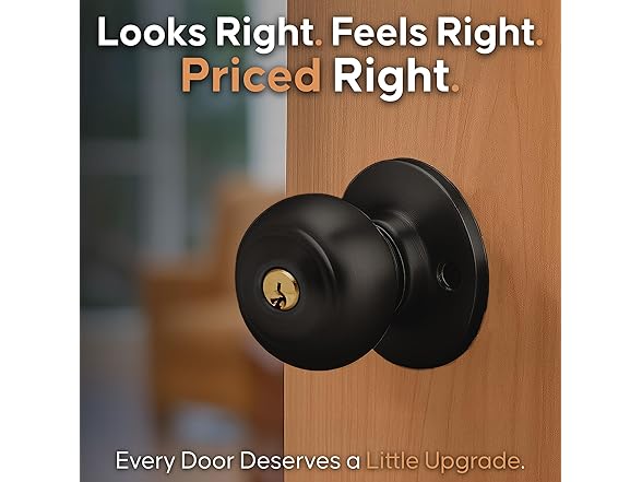 Copper Creek Colonial Entry Door Knob