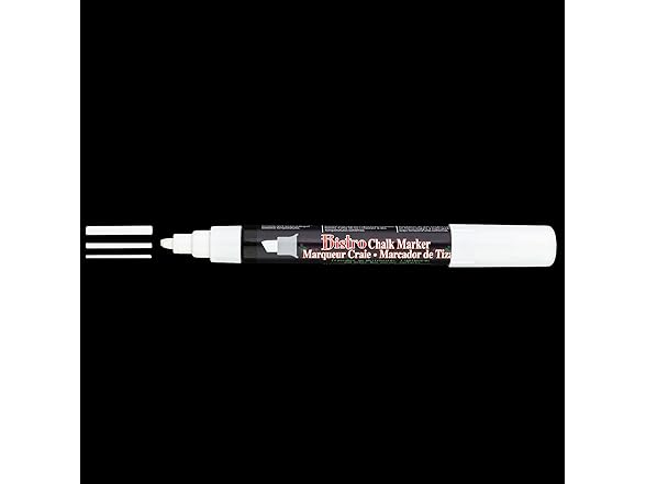 Uchida Chisel Tip Bistro Chalk Marker, White