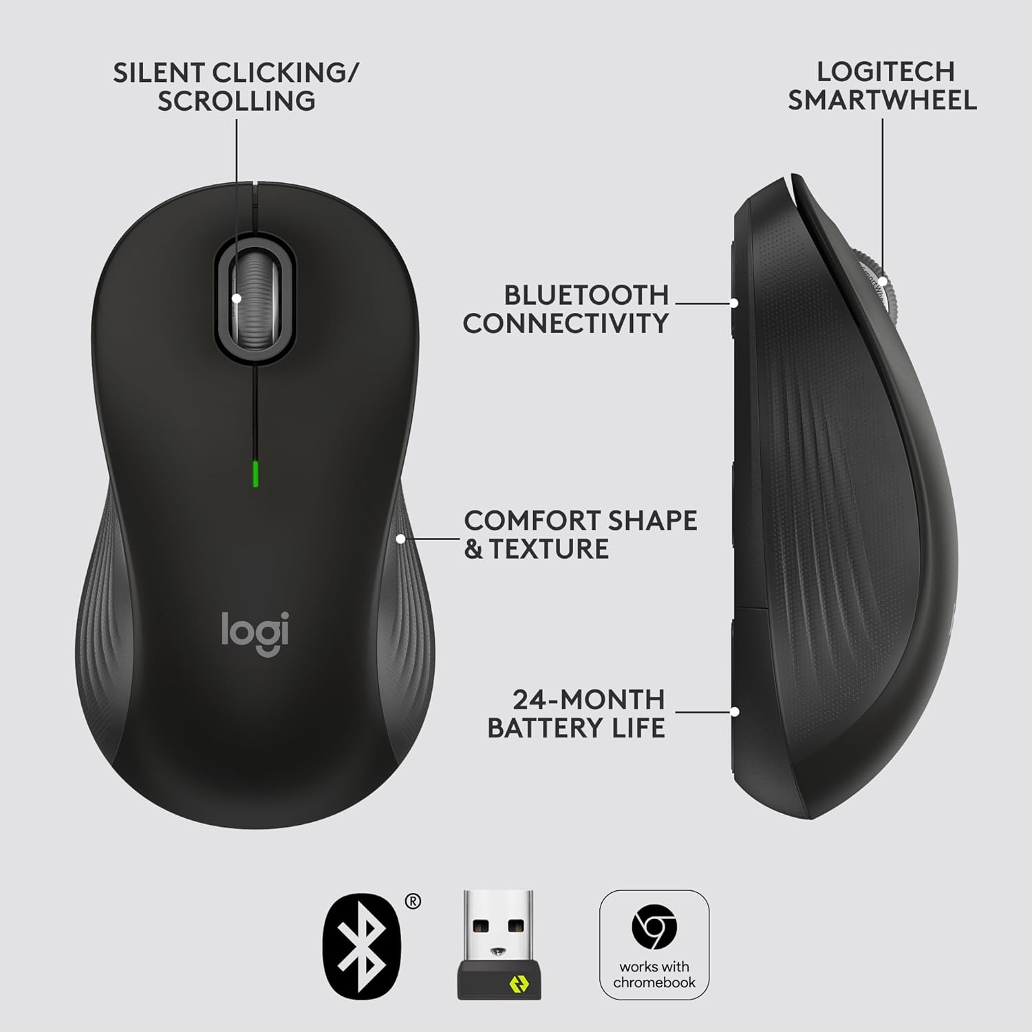 Logitech Signature M550 L Full-Size Wireless Mouse - Gallery 11