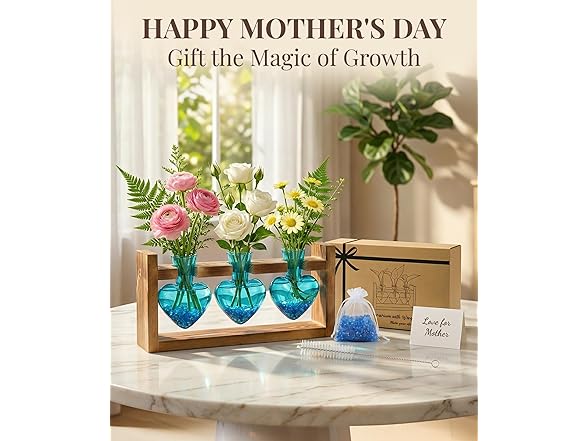 3 Bulb Glass Plant Propagation Station