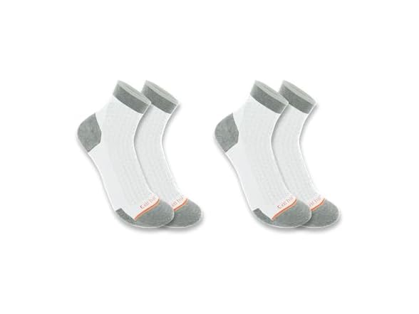 Carhartt Quarter Socks 2pk L White