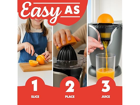 Gourmia Automatic Citrus Juicer - 17 oz