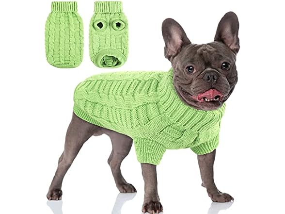 AOFITEE Dog Sweaters for Medium Dogs Girls B