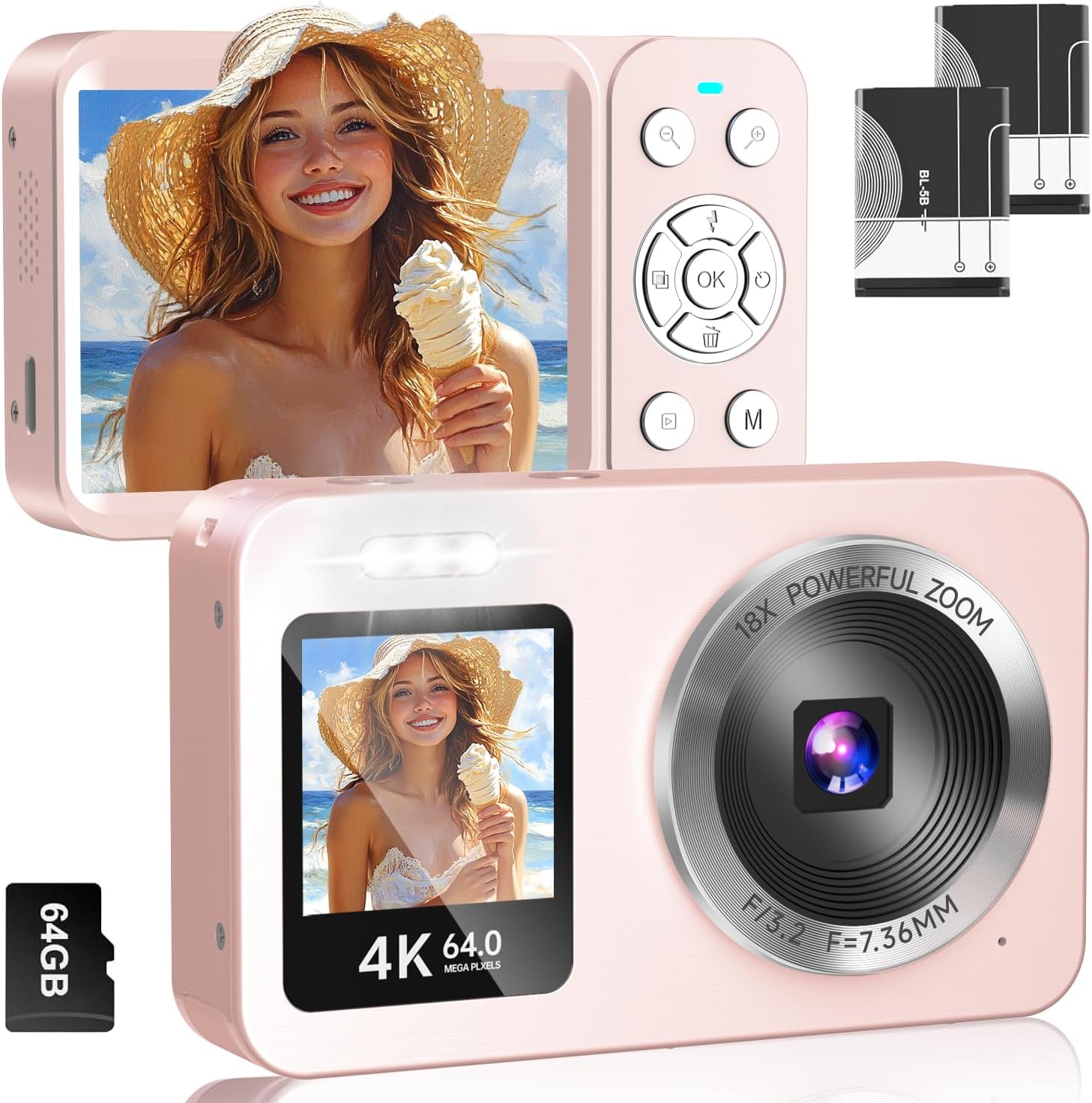 4K 64MP UHD Dual Screens Camera - Gallery 11