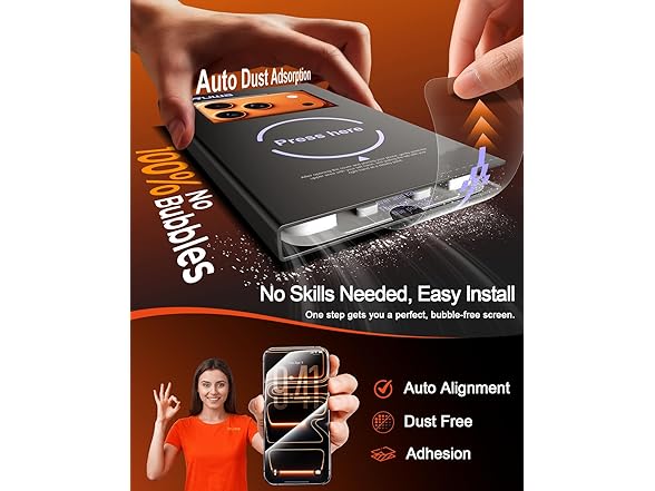 ruwa Screen Protector for iPhone 17 Pro