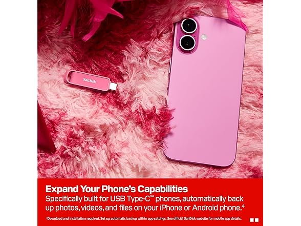 SanDisk 512GB Phone Drive with USB Type-C