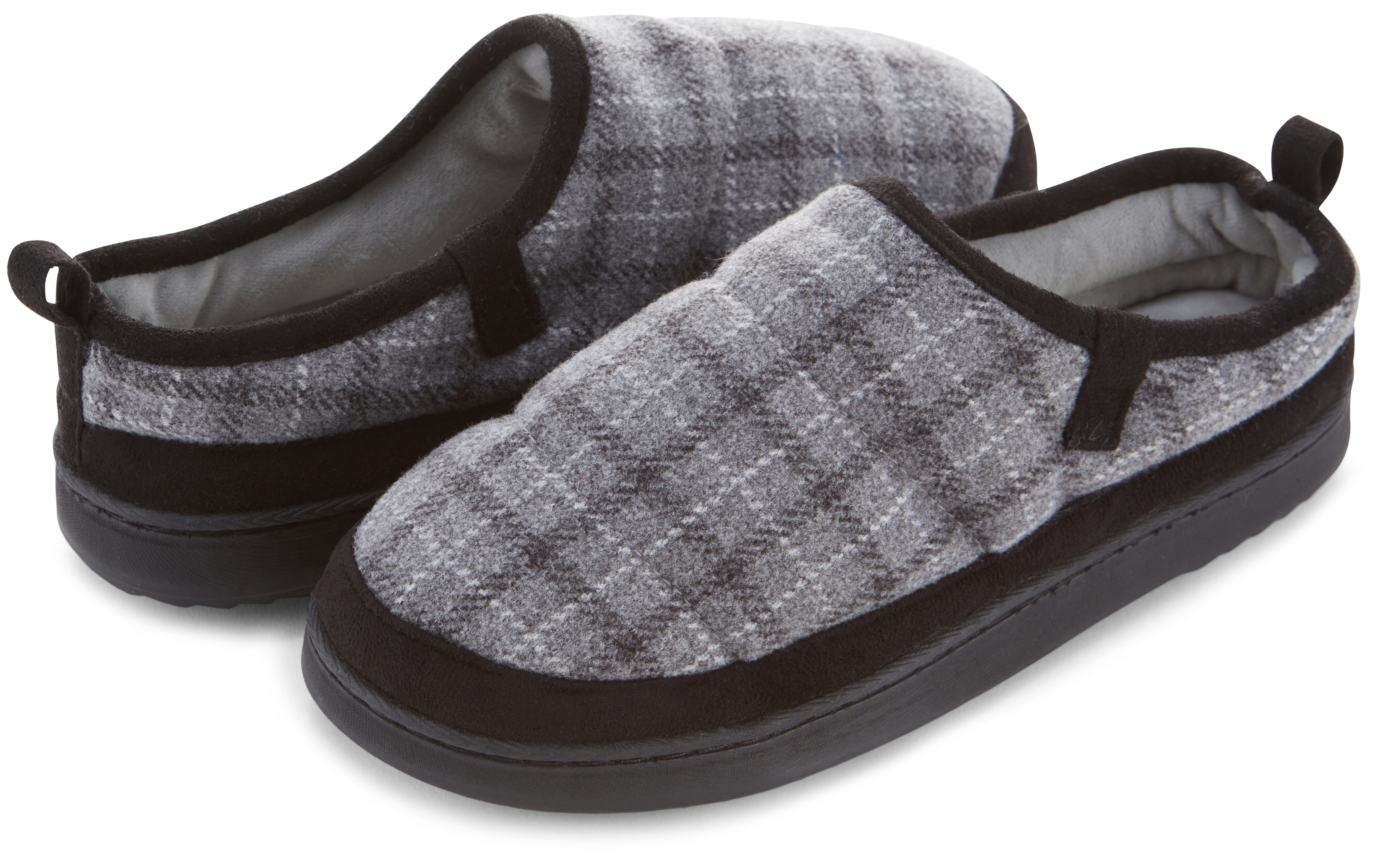 Floopi Womens Detailed Plaid Clog Slipper - Gallery 8