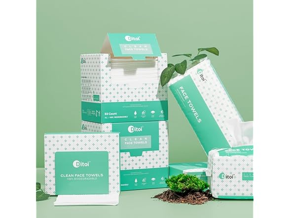 Ditoi disposable face towel 50 count