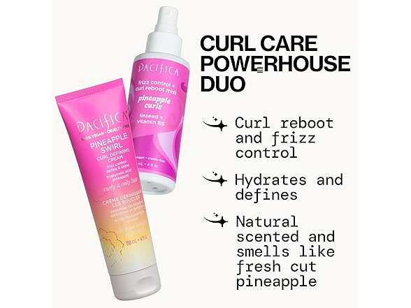 Pacifica Pineapple Swirl Curl Defining Cream