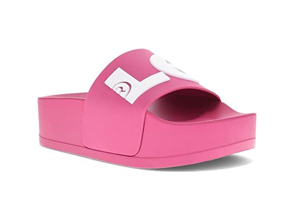Levis Womens Split Logo Platform Slide