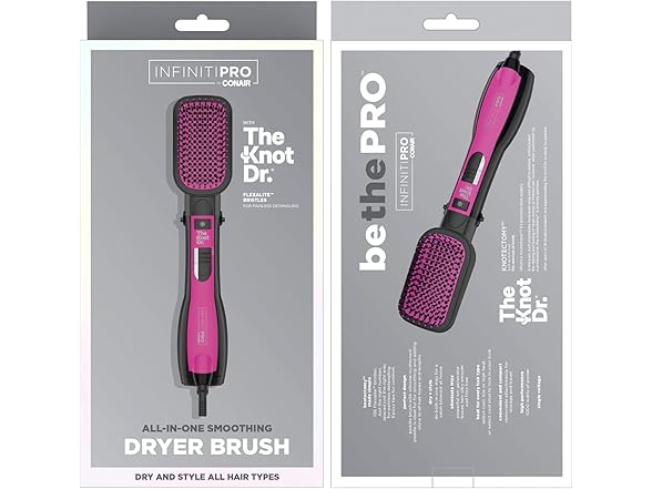 Conair The Knot Dr. All-in-One Smoothing Dryer Brush