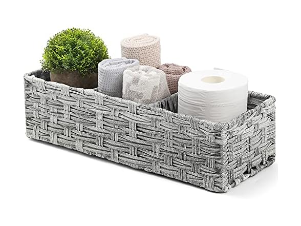 AOZITA Toilet Tank Topper Paper Basket