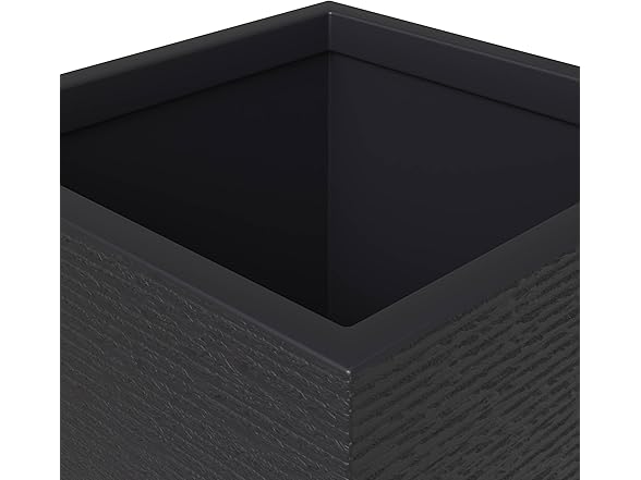 LeisureMod BP28BL Basalt Planter Black