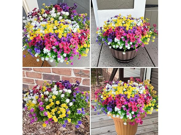 ArtBloom 20 Bundles Artificial Flowers