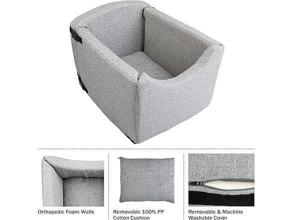 Dog Car Seat - Dog Booster Seat for Small Dog