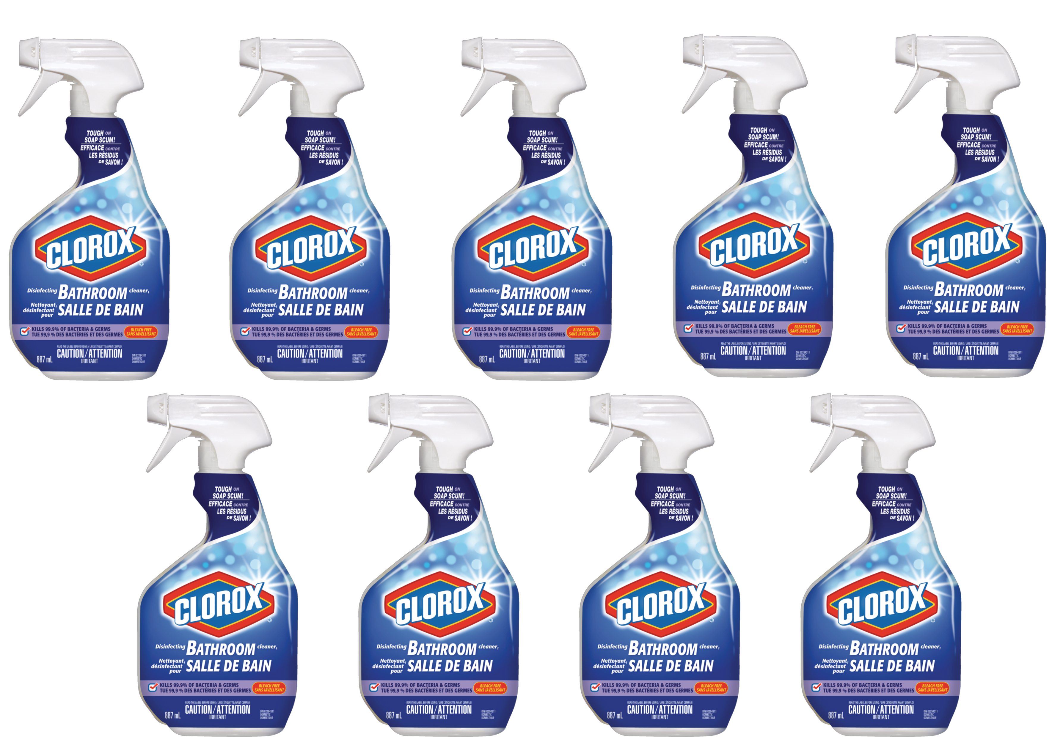 9Pk Clorox Disinfecting Bathroom Cleaner - Gallery 4