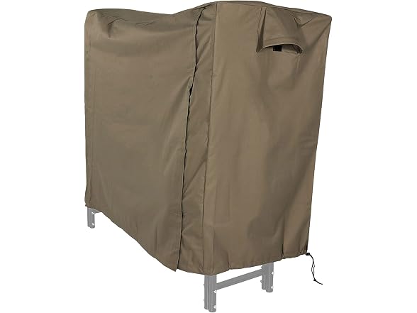 Sunnydaze 4-Foot Firewood Log Rack Cover with PVC Backing