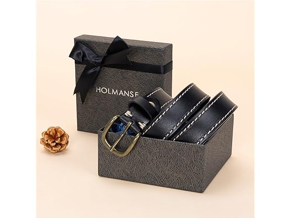 HOLMANSE Women's Western Leather Belt