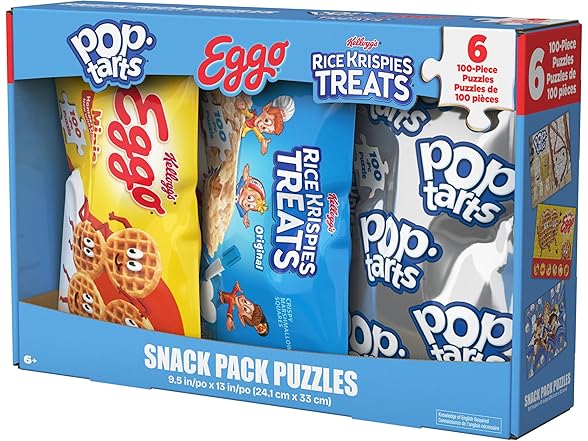Spin Master Games, Snack Puzzles 6-Pack