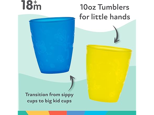 Nuby Plastic Fun Drinking Tumblers