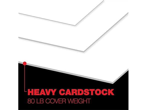 Accent Opaque White 8.5” x 11” Cardstock Paper