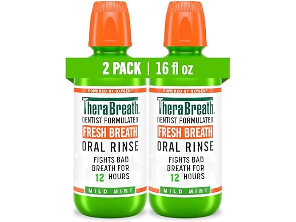 TheraBreath Fresh Breath Mouthwash Mild